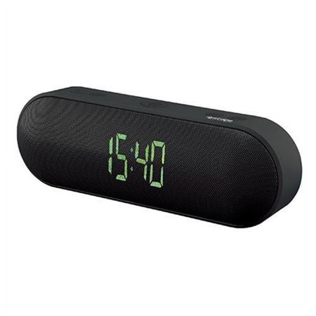 Escape Platinum SPBT009 Bluetooth Speaker Radio Alarm Clock Dual Alarm FM Micro SD USB Black