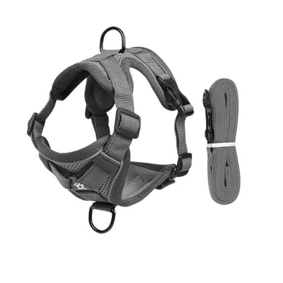 Escape-Proof Adjustable Soft Mesh Cat Harness Summer Pet Vest with Chest Cover and Leg Guards for Secure Indoor Use
