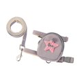 thumbnail image 1 of Escape Proof Cat/Dog Harness and Leash Set, Adjustable Soft & Breathable Vest for Secure Walking, Cute Cartoon Starfish Backpack Design for Small Medium Dogs and Cats,Gray,L, 1 of 4