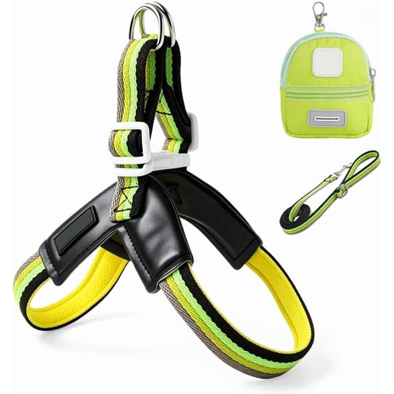 Escape Proof Cat Harness and Leash Set, Adjustable, Reflective, for Cats Small Dogs