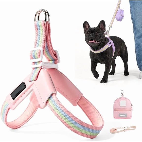 Escape Proof Cat Harness and Leash Set, Adjustable, Reflective, for Cats Small Dogs