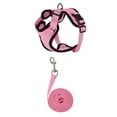 thumbnail image 1 of Escape Proof Cat HarnessandLeash Set Adjustable Nylon Mesh Cat Vest HarnessforWalking Soft Breathable StrapswithBuckles Pink 1 Pack, 1 of 9