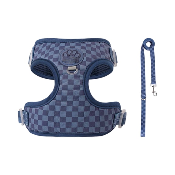 Escape-Proof Dog Harness & Leash Set, 1 Harness + 1 Leash - Adjustable Straps, Comfortable Padding, Secure Quick-Release Buckles - For Small Dogs (4-6lbs,7-13lbs,14-20lbs,20-28lbs), Daily Walks, Outd