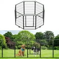 thumbnail image 1 of Escape-Proofs Stainless Steel Dog Playpen for Backyard, RV & Indoor Training | Expandable Pen,Secure Space for Small Dogs/Puppies (Black), 1 of 7