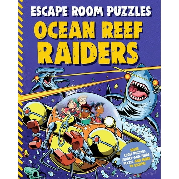Escape Room Escape Room Puzzles: Ocean Reef Raiders, (Paperback)
