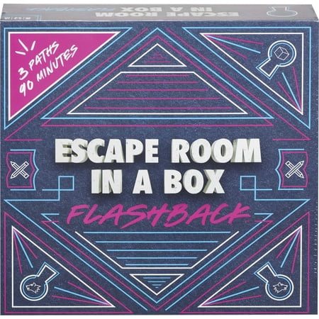 Escape Room In A Box: Flashback for 2-8 Players Ages 13 Years and Up