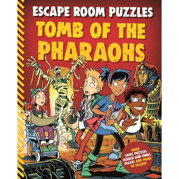 Escape Room Escape Room Puzzles: Tomb of the Pharaohs, (Paperback)