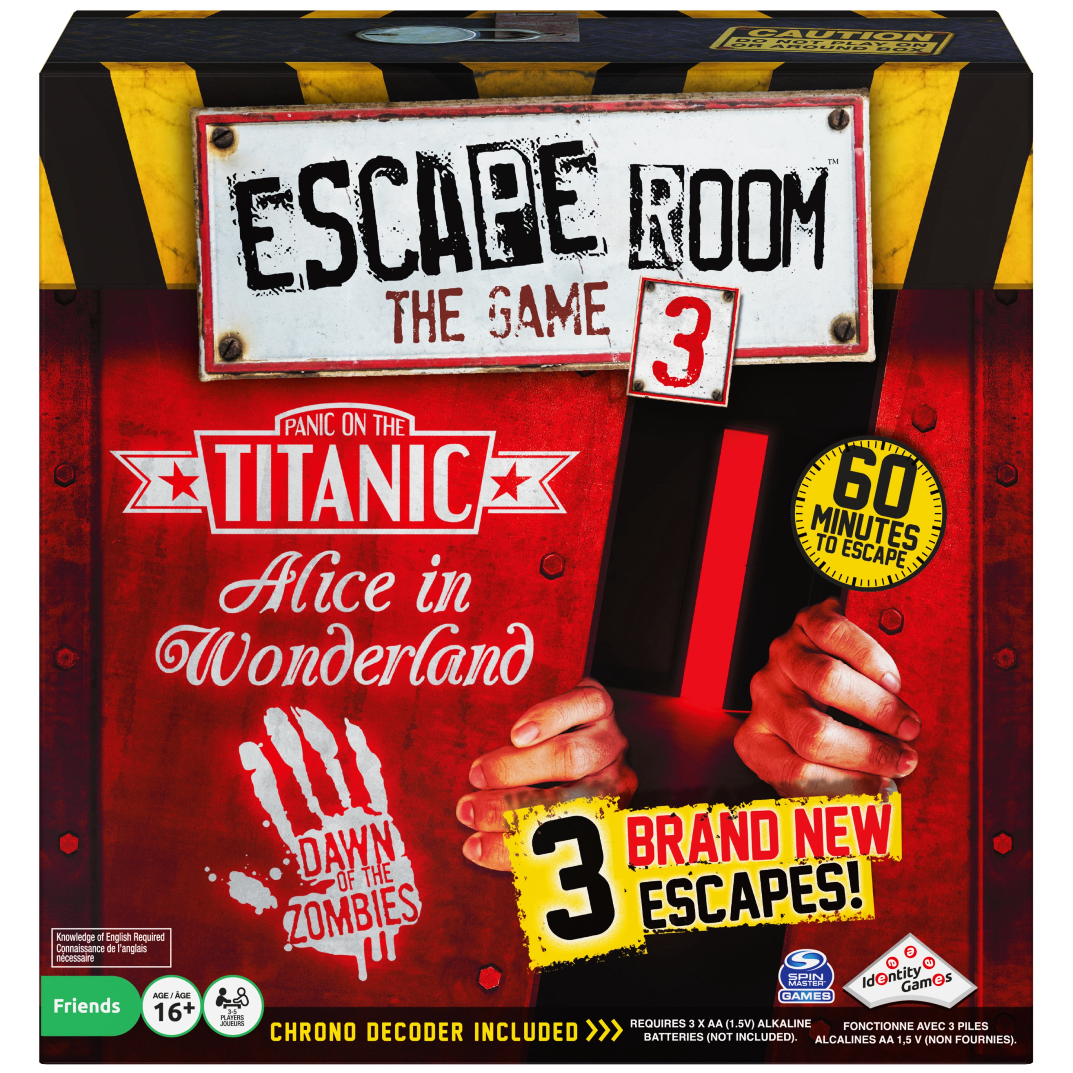 Escape Room Version 3 Board Game For Adults And Kids Ages 16 And Up