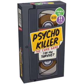 Escape Tabletop Games: Psycho Killer: Third Edition - The Card Game, Can You Survive? Fast-Paced Strategic Party Game, Ages 16+, 2-6 Players, 15+ Mins