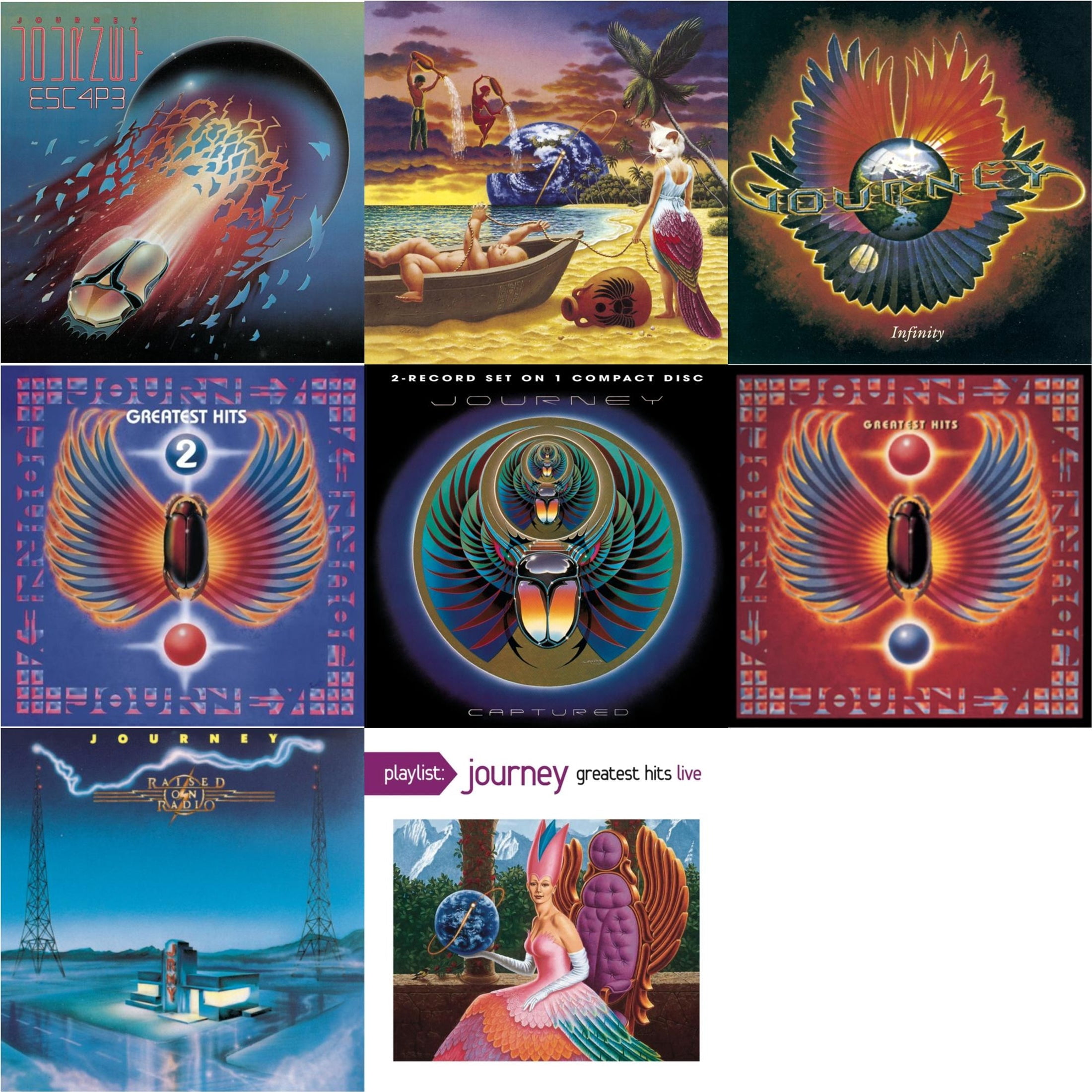 Escape & Trial By Fire & Infinity & Journey's Greatest Hits Vol.2 ...