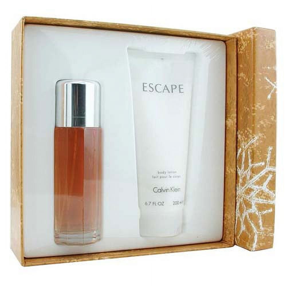Escape by Calvin Klein for Women 2 Piece Set Includes: 1.7 oz Eau de Parfum Spray + 2.5 oz Bath and Shower Gel