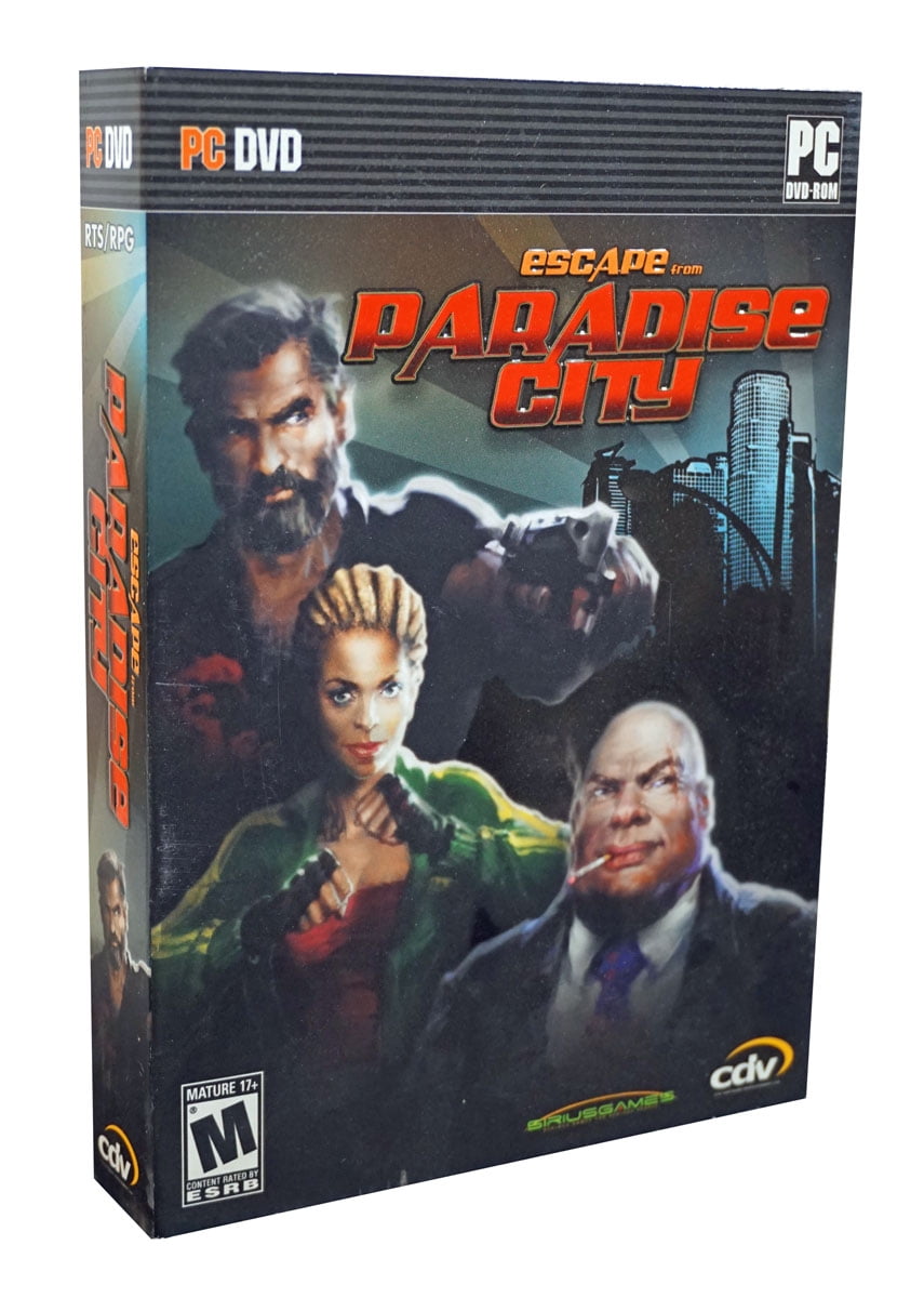 ESCAPE FROM PARADISE CITY RPG Strategy PC DVD Game NEW!