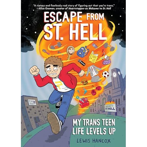 Pre-Owned Escape from St. Hell: My Trans Teen Life Levels Up: A Graphic Novel (Hardcover) 1338824473 9781338824476