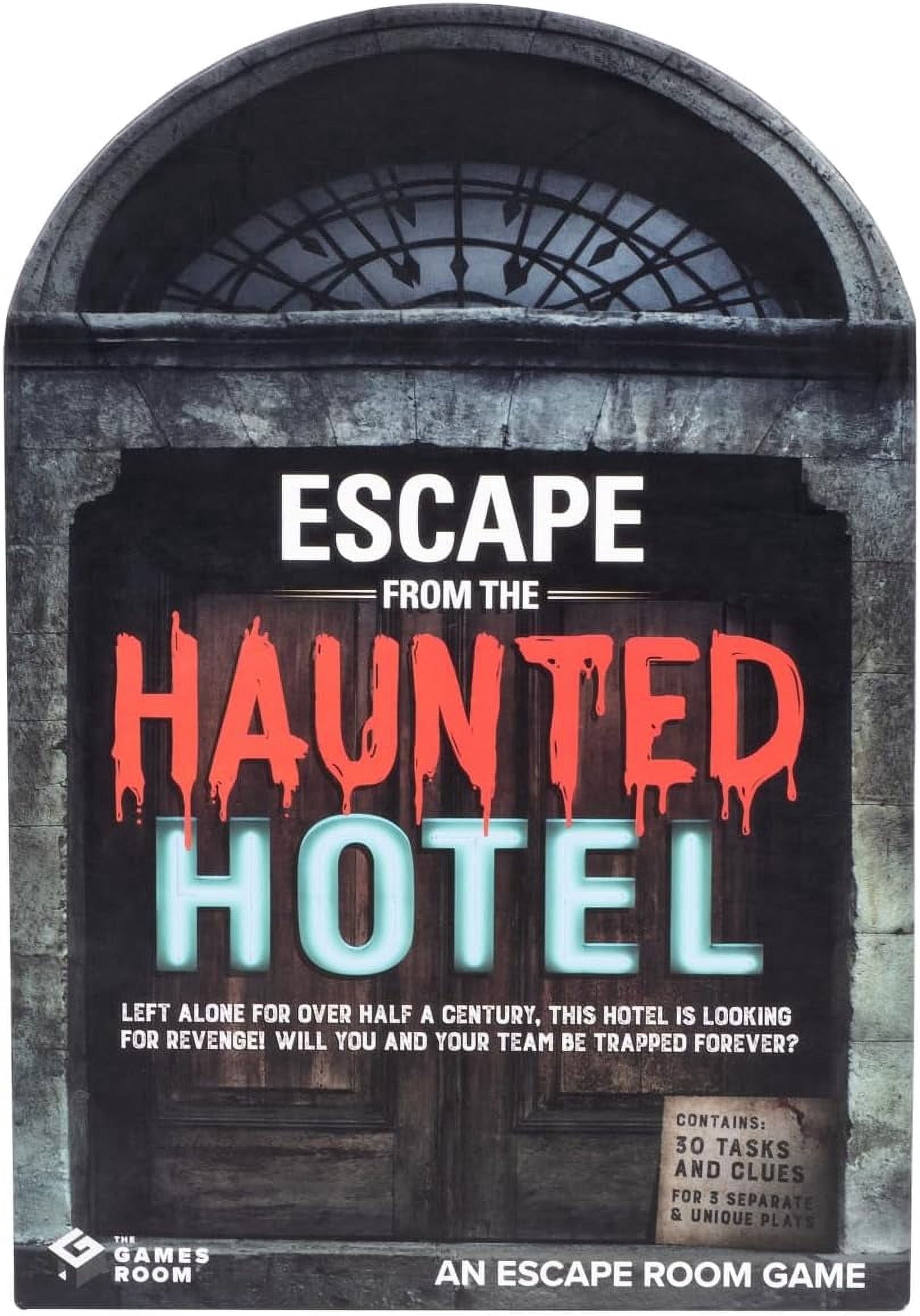 Fizz Creations Escape from The Haunted Hotel Escape Room Game, 1+ Players, 60 Minutes