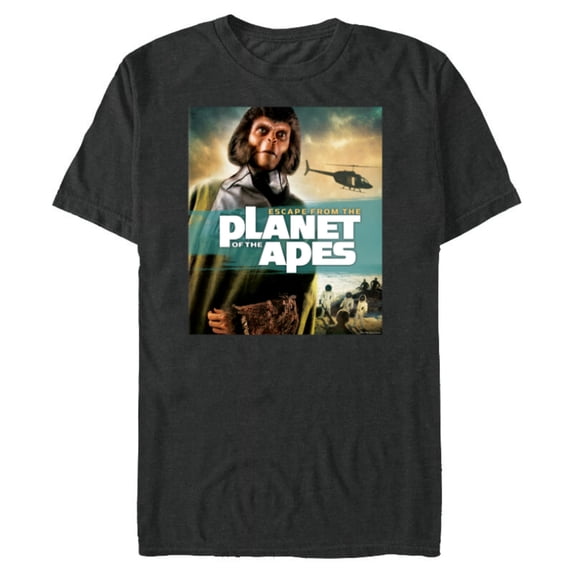 Escape from the Planet of the Apes 1971 Dr Zira Movie Poster - Short Sleeve Blended T-Shirt for Adults - Customized-Dark Heather