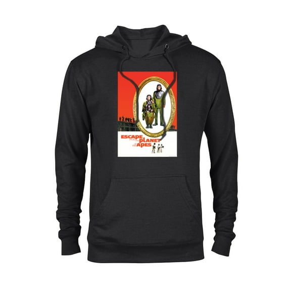 Escape from the Planet of the Apes 1971 Family Movie Poster - Pullover Hoodie for Adults - Customized-Black