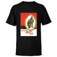 thumbnail image 1 of Escape from the Planet of the Apes 1971 Family Movie Poster - Short Sleeve T-Shirt for Kids - Customized-Black, 1 of 5