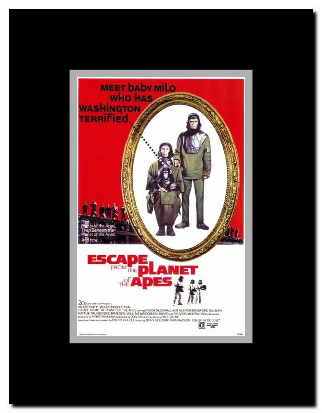 Escape from the Planet of the Apes Framed Movie Poster