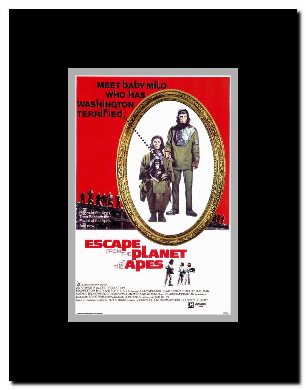 Escape from the Planet of the Apes Framed Movie Poster