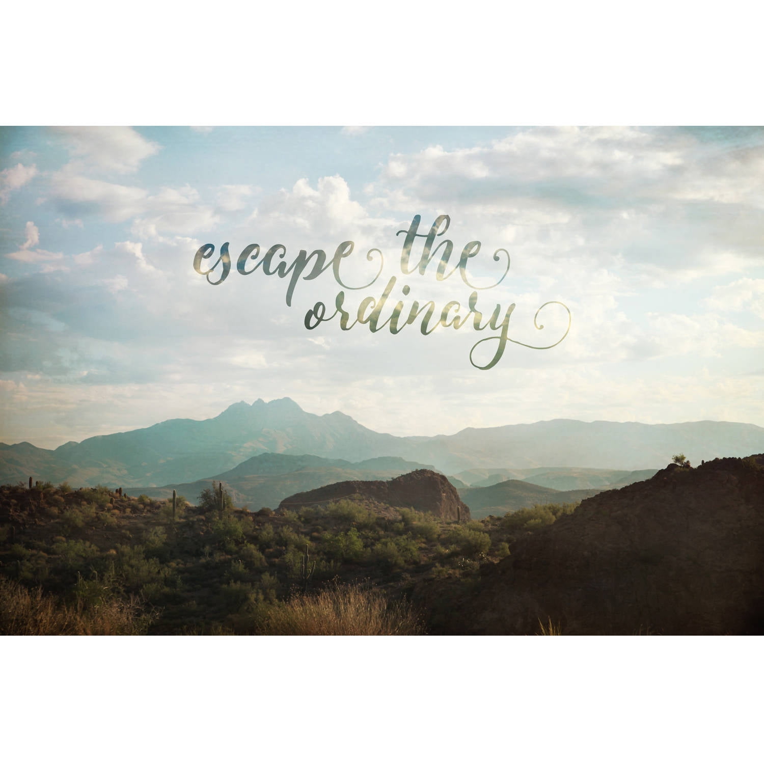 "Escape the Ordinary" Painting Print on Wrapped Canvas