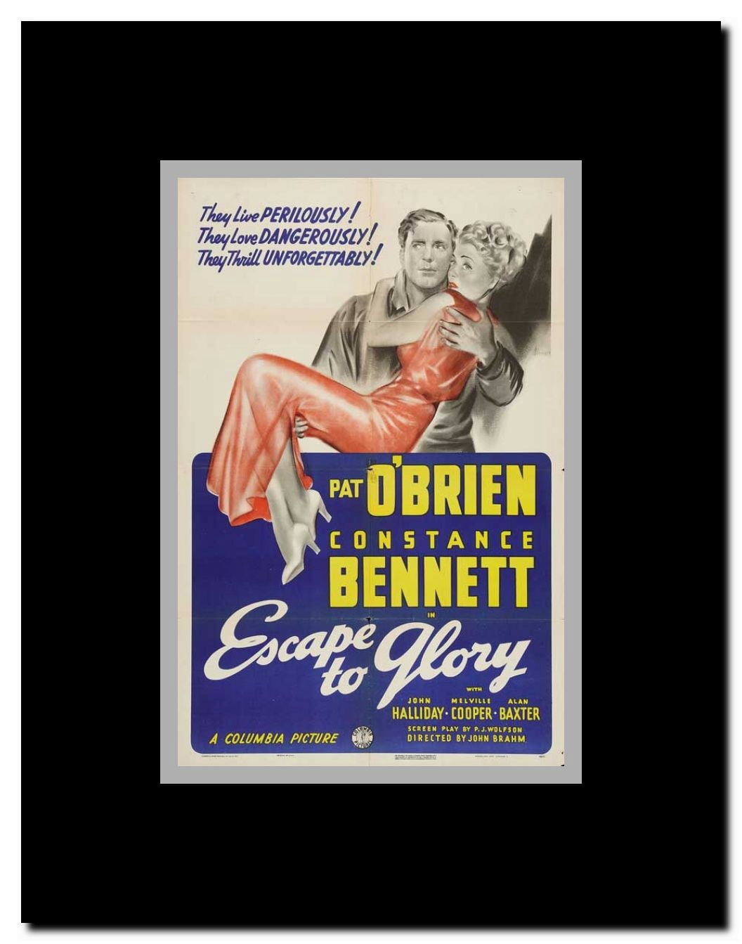 Escape to Glory Framed Movie Poster