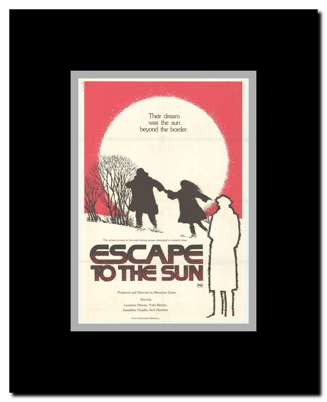 Escape to the Sun Framed Movie Poster