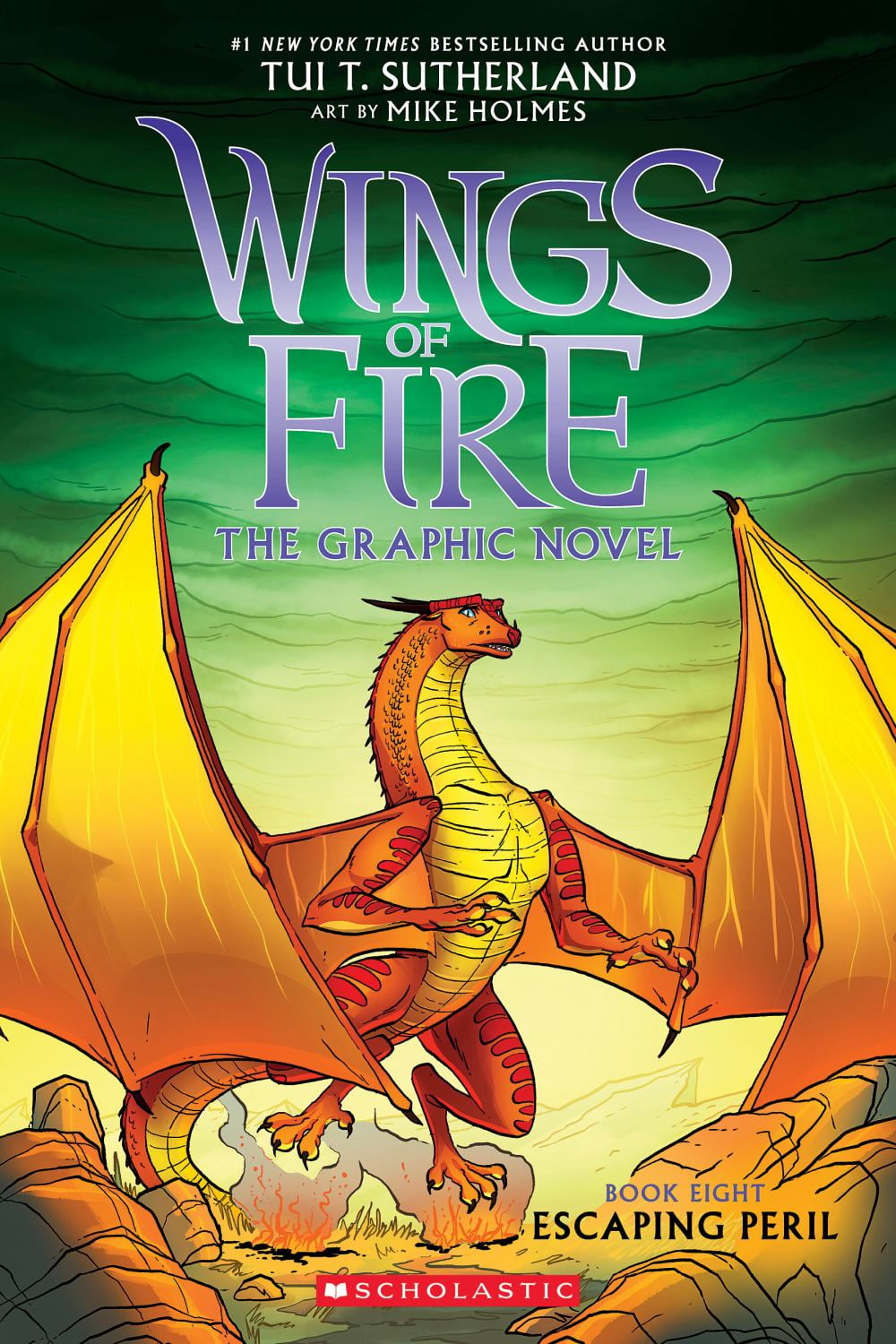 Escaping Peril: a Graphic Novel (Wings of Fire Graphic Novel #8) (Paperback)