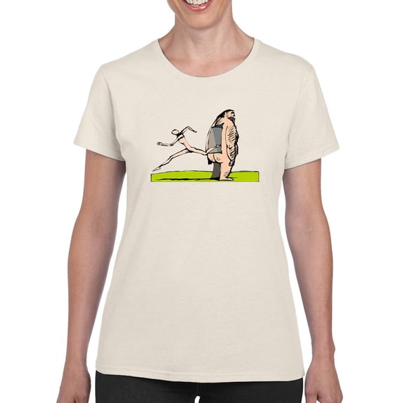 Escaping Primeval Ages T-Shirt Women -Wilfred Hildonen Designs, Female Small