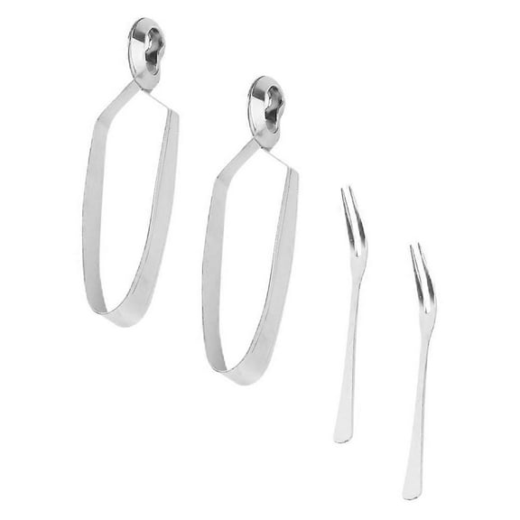 Escargot Fork and Tong Set, Designed for Easy Handling in Cooking