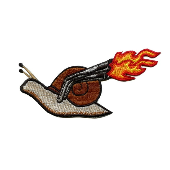 Escargot My Car Go 160 Swiftly Patch Rapper Lyrics Notorious Embroidered Iron On