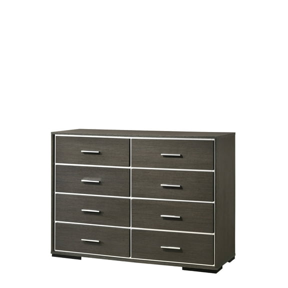 Escher Gray Oak Finish Dresser