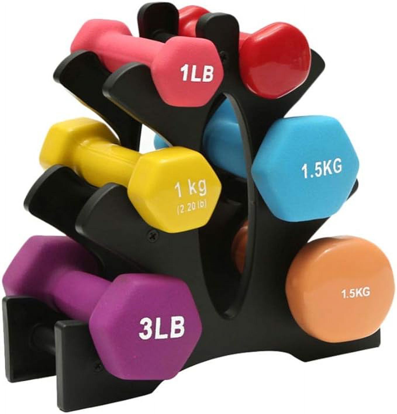 Eschindler Dumbbell Rack Stand only 3 Tier Dumbbell Bracket Free Weight Stand for Home Gym