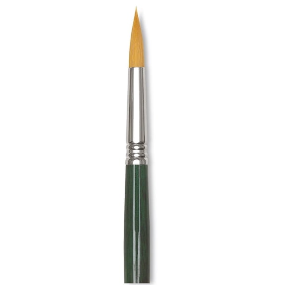 Escoda Barroco Toray Gold Synthetic Brush - Round, Long Handle, 5/0