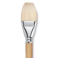 thumbnail image 1 of Escoda Clasico Chungking White Bristle Brush - Bright, Long Handle, Size 32, 1 of 1