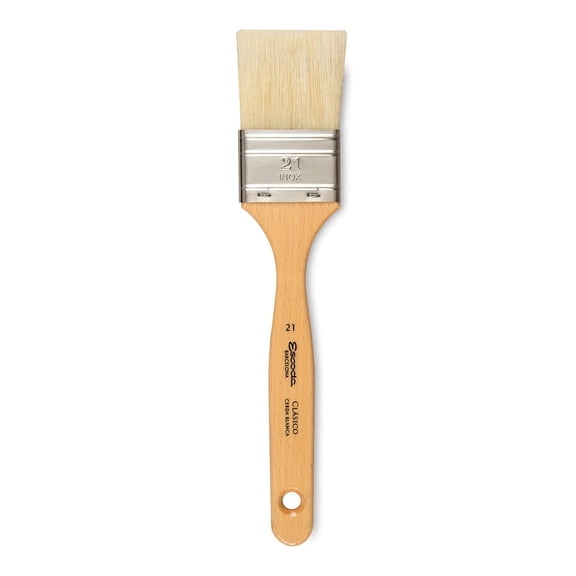 Escoda Clasico Chungking White Bristle Brush - Mottler, Size 21
