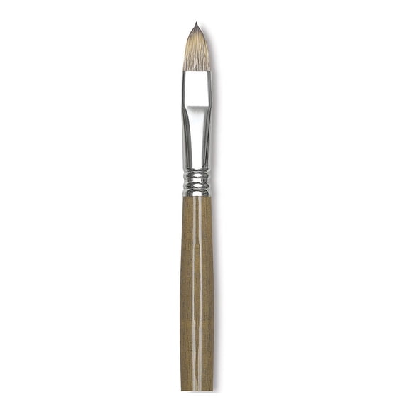 Escoda Modernista Tadami Synthetic Mongoose Brush - Filbert, Long Handle, Size 12