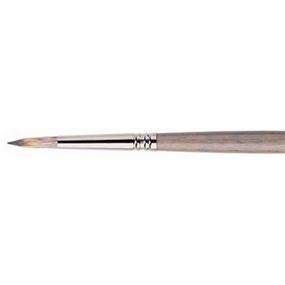 Escoda Modernista Tadami Synthetic Mongoose Brush - Round, Long Handle, Size 2