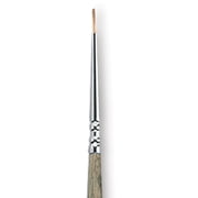 Escoda Modernista Tadami Synthetic Mongoose Brush - Round, Long Handle, Size 3/0