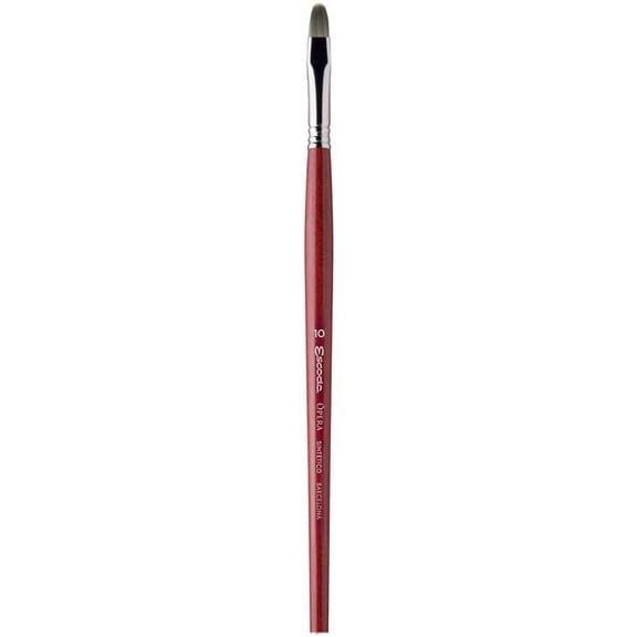 Escoda Opera Takatsu Synthetic Brush - Bright, Long Handle, Size 4