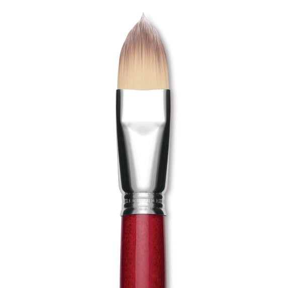 Escoda Opera Takatsu Synthetic Brush - Filbert, Long Handle, Size 24