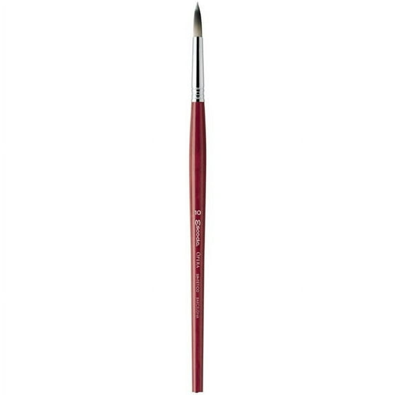 Escoda Opera Takatsu Synthetic Brush - Round, Long Handle, Size 10