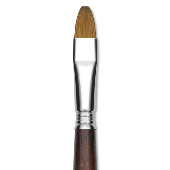Escoda Prado Tame Synthetic Brush - Bright, Short Handle, Size 14