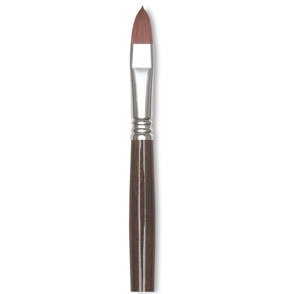 Escoda Primera Teijin Synthetic Brush - Filbert, Long Handle, Size 28