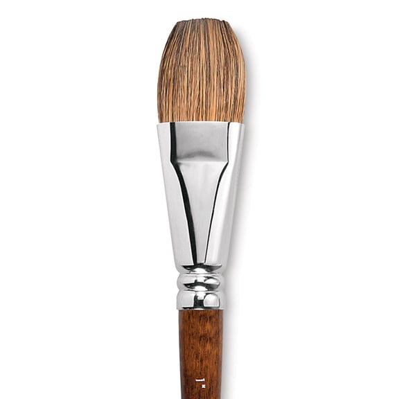Escoda Versatil Brush - Flat Wash, Size 1", Short Handle