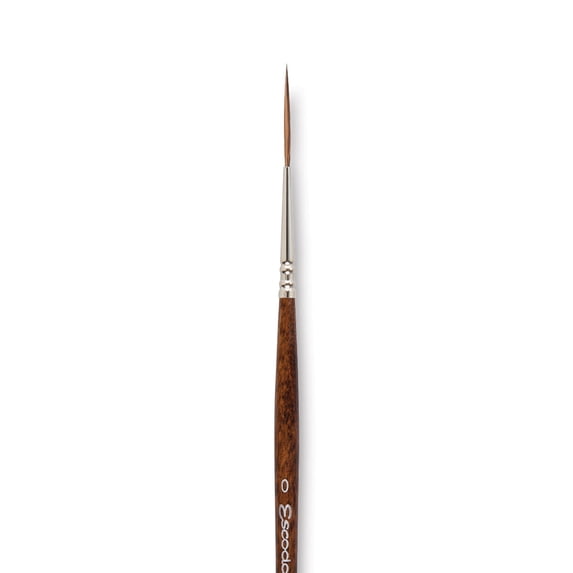 Escoda Versatil Brush - Rigger, Size 0, Short Handle