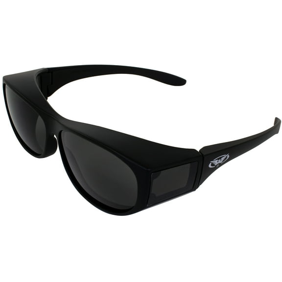 Escort Advanced System Safety Glasses Fits Over Most Prescription Eyewear-MATTE Black Frame