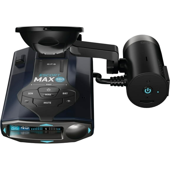 Escort MAX 360 MKII Radar Detector & M2 Dash Cam Bundle Apple CarPlay, Long-Range Detection, Full HD Video