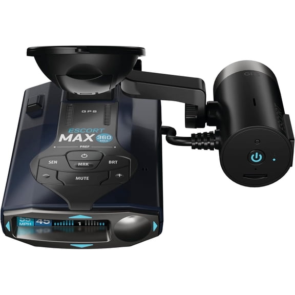 Escort MAX 360 MKII  Radar Detector & M2 Dash Cam Bundle – Apple CarPlay, Long-Range Detection, Full HD Video
