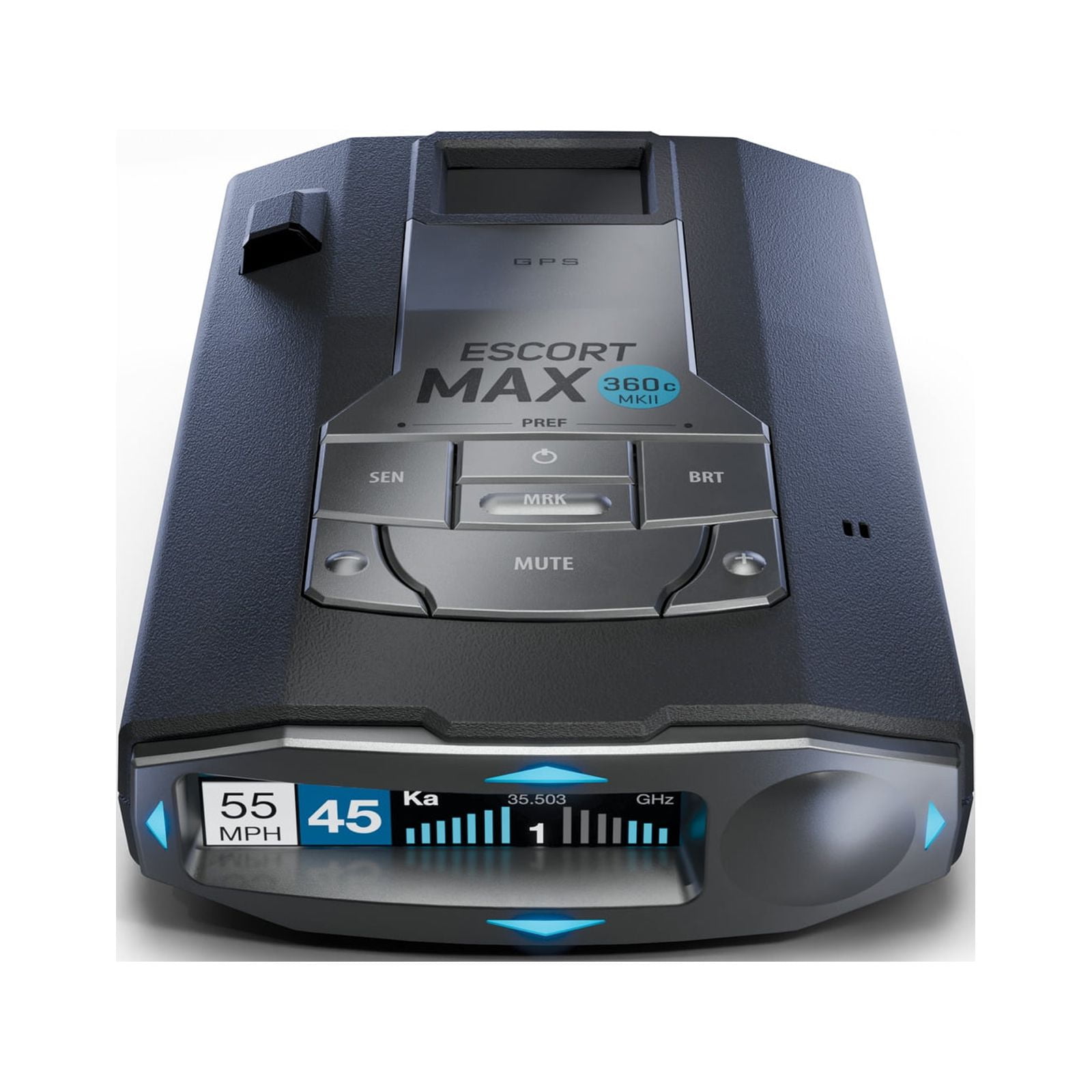 Escort MAX 360c MKII Radar Detector - Dual-Band Wi-Fi, Bluetooth, Exceptional Range, Apple CarPlay® Android Auto®