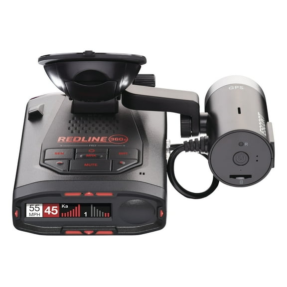 Escort Redline 360c Radar Detector + Escort M2 Smart Dash Cam Bundle - HD Video, Extreme Range, GPS Based, CarPlay & Android Auto